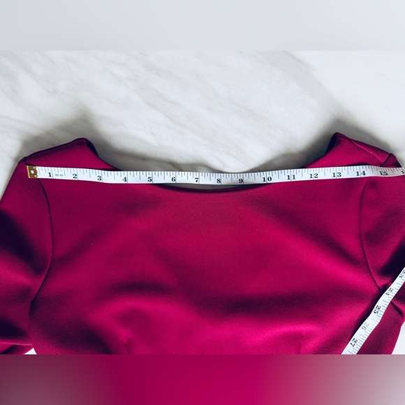 Marciano Long Sleeve Magenta Dress - Picture 10 of 15